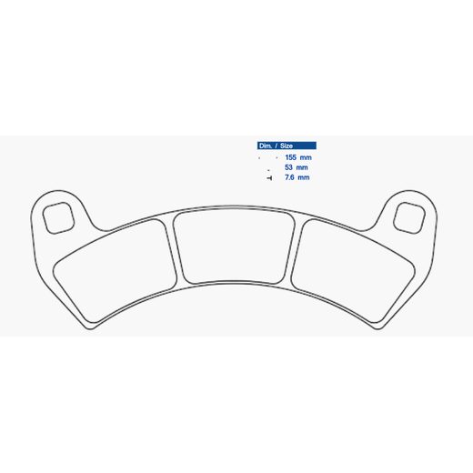 BREMŽU UZLIKAS CL BRAKES 1247 ATV1