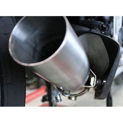 SLIP-ON EXHAUST GPR M3 POPPY E5.BM.107.1.M3.PP BRUSHED STAINLESS STEEL INCLUDING REMOVABLE DB KILLER AND LINK PIPE