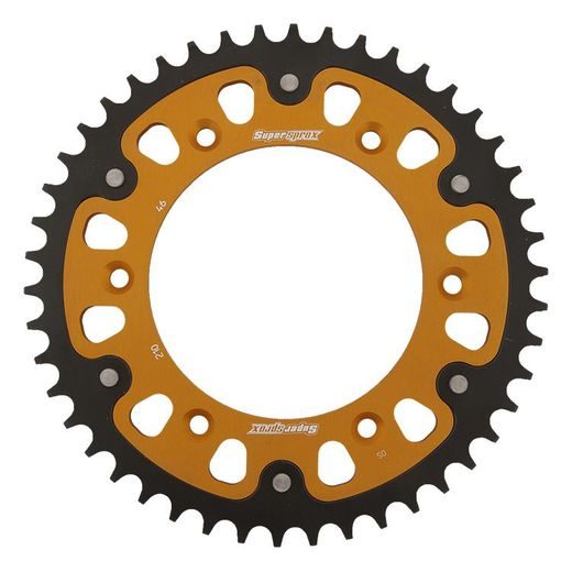 REAR SPROCKET SUPERSPROX STEALTH RST-210:46-GLD ZELTA 46T, 520