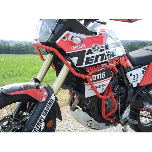 DZINĒJA AIZSARGI RDMOTO CF140R SARKANS (WITH PROTECTORS)