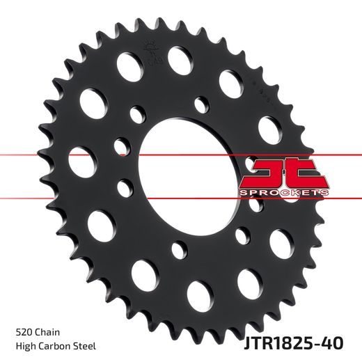 AIZMUGURĒJAIS ZOBRATS JT JTR 1825-40 40T, 520