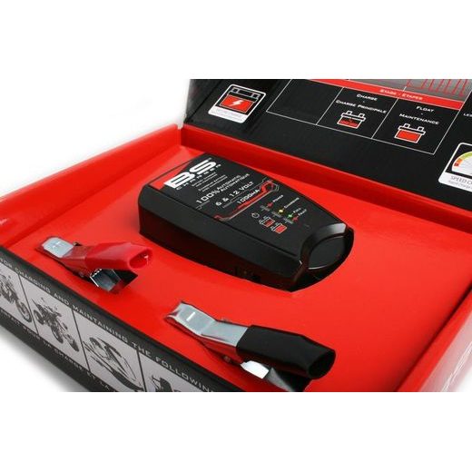 LĀDĒTĀJS BS-BATTERY AUTOMATIC BS10 (PIEMĒROTS ARĪ LITIJAM) 6/12V 1000MA