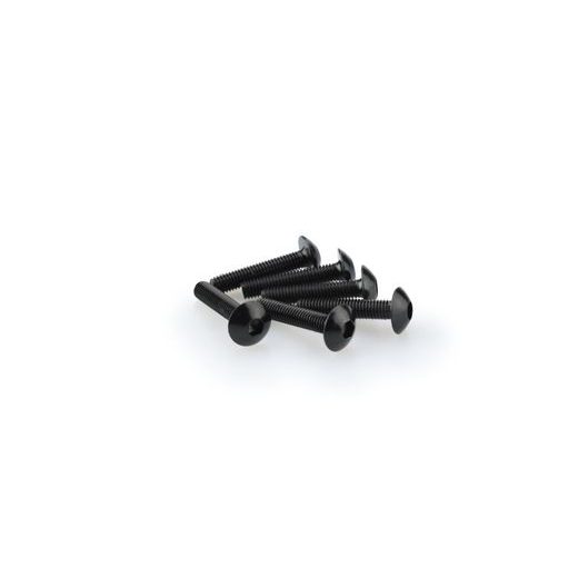 SKRŪVES PUIG ANODIZED 0610N MELNS/PELĒKS M5 X 25MM (6PCS)