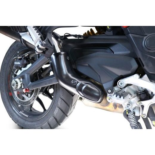 SLIP-ON EXHAUST GPR FURORE EVO4 NERO D.140.1.FNE4 MATTE BLACK INCLUDING REMOVABLE DB KILLER AND LINK PIPE