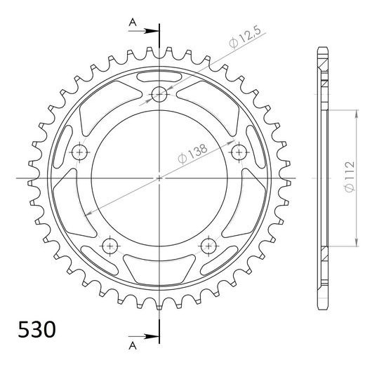 AIZMUGURĒJAIS ZOBRATS SUPERSPROX RFE-302:41-BLK MELNS/PELĒKS 41T, 530