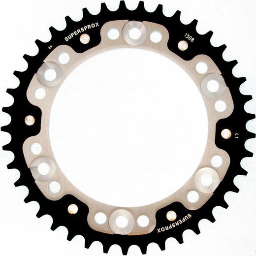 REAR SPROCKET SUPERSPROX STEALTH RST-1308:41-SLV SUDRABA 41T, 520