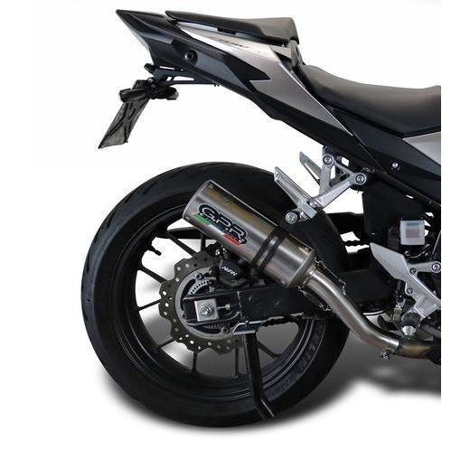 SLIP-ON EXHAUST GPR M3 E4.H.244.1.M3.INOX BRUSHED STAINLESS STEEL INCLUDING REMOVABLE DB KILLER AND LINK PIPE