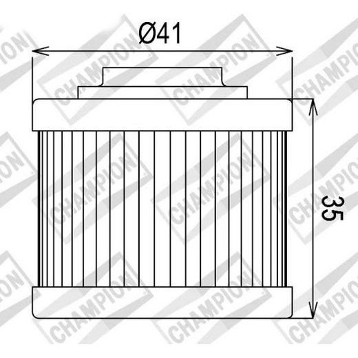 EĻĻAS FILTRS CHAMPION COF086 100609495