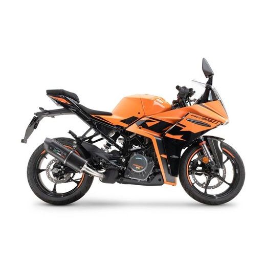 SLIP-ON EXHAUST GPR FURORE EVO4 NERO KT.209.1.FNE5 MATTE BLACK INCLUDING REMOVABLE DB KILLER AND LINK PIPE