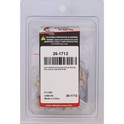 KARBURATORA REMKOMPLEKTS ALL BALLS RACING CARK26-1712