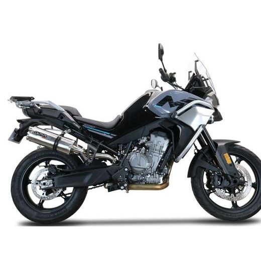SLIP-ON EXHAUST GPR HYPER DUAL BLACK TITANIUM BM.109.HYDU.BLTIT MATTE INOX INCLUDING REMOVABLE DB KILLER AND LINK PIPE