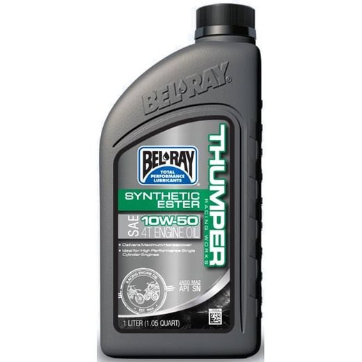 MOTORA EĻĻA BEL-RAY THUMPER RACING WORKS SYNTHETIC ESTER 4T 10W-50 1 L