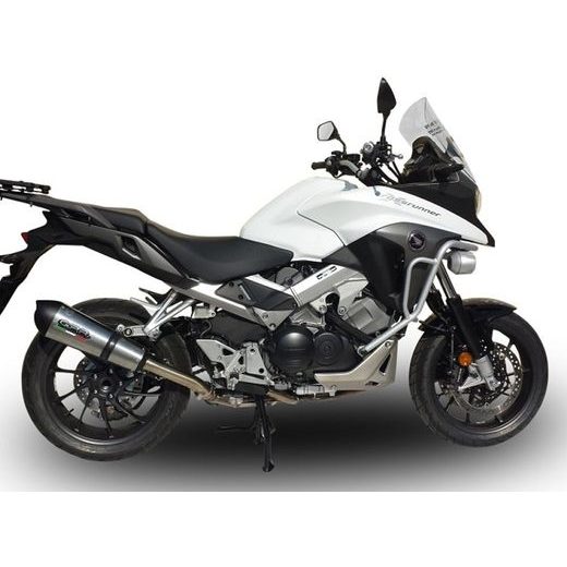 SLIP-ON EXHAUST GPR NEW GRAND PRIX EVO TITANIUM H.241.GPAN.TO BRUSHED TITANIUM INCLUDING REMOVABLE DB KILLER AND LINK PIPE