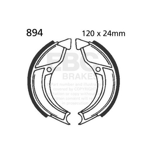 BREMŽU LOKU KOMPLEKTS EBC 894