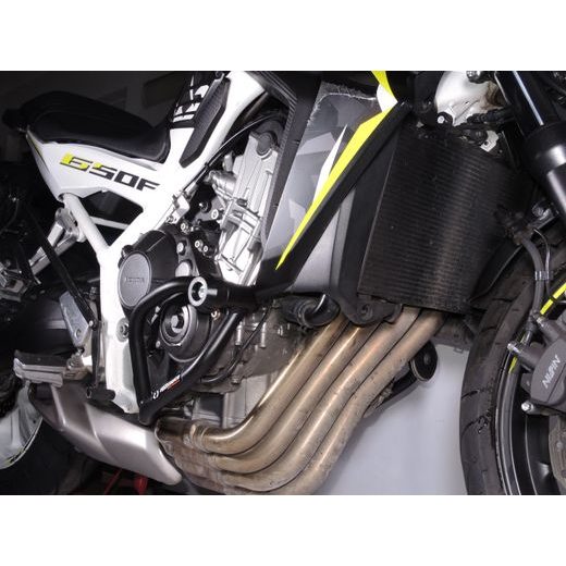 DZINĒJA AIZSARGI RDMOTO CF142KDPH01 MATĒTS MELNS PRIEKŠ HONDA CB 650 F / FA 2014-2019