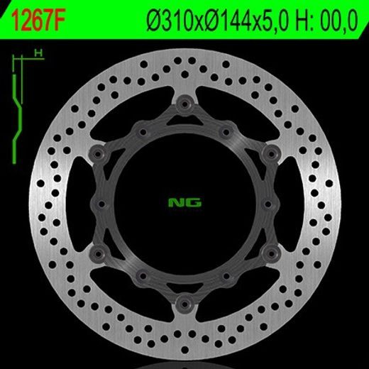 BREMŽU DISKS NG 1267F