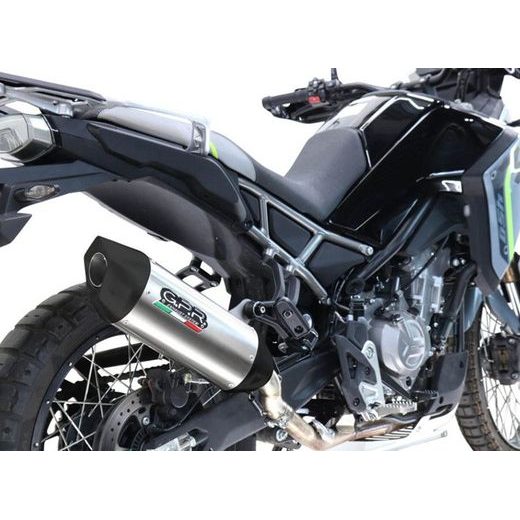 SLIP-ON EXHAUST GPR FURORE-X TITANIO BRK24.T.101.FUXTIT BRUSHED TITANIUM INCLUDING REMOVABLE DB KILLER AND LINK PIPE