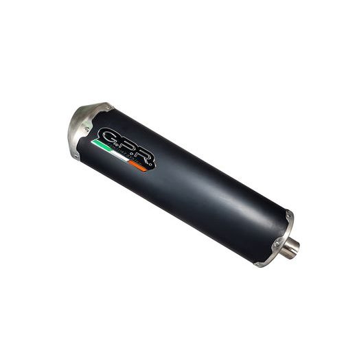 SLIP-ON EXHAUST GPR EVO4 ROAD SCOM.99.EVO4 MATTE BLACK INCLUDING REMOVABLE DB KILLER AND LINK PIPE