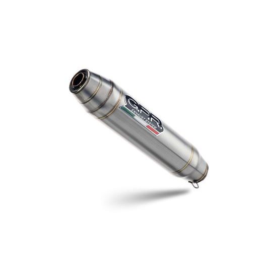 SLIP-ON EXHAUST GPR DEEPTONE ROY.12.RACE.DE BRUSHED STAINLESS STEEL INCLUDING LINK PIPE