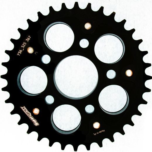 AIZMUGURĒJAIS ZOBRATS SUPERSPROX STEALTH RST-736_525:36-BLK MELNS/PELĒKS 36T, 525