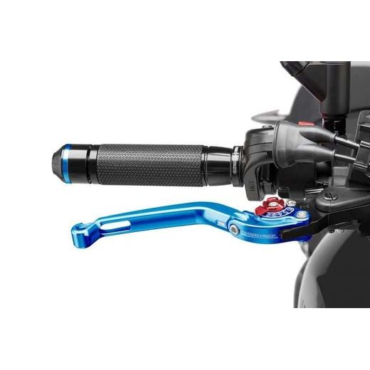 BRAKE LEVER WITHOUT ADAPTER PUIG 160AR ATLOKĀMS BLUE/RED