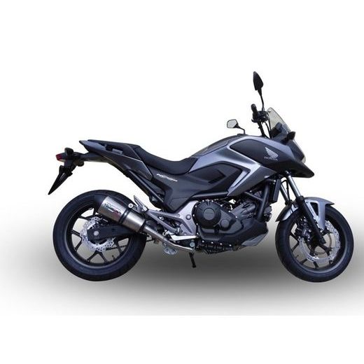 SLIP-ON EXHAUST GPR NEW GRAND PRIX EVO TITANIUM H.203.GPAN.TO BRUSHED TITANIUM INCLUDING REMOVABLE DB KILLER AND LINK PIPE