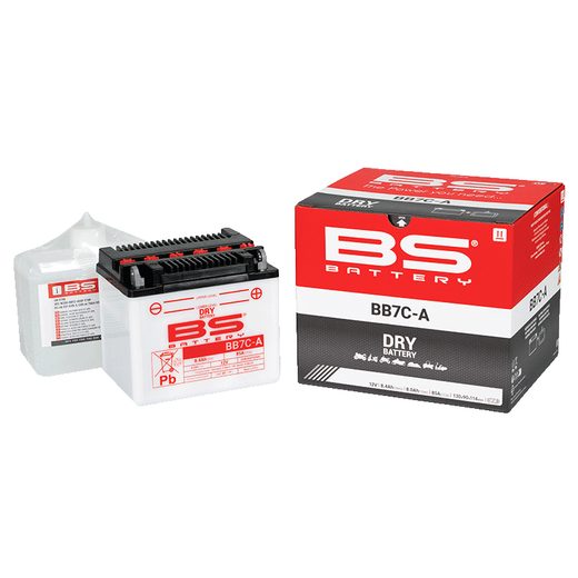 STANDARTA AKUMULATORS (AR SKĀBES AMPULĀM) BS-BATTERY BB7C-A (YB7C-A) IEKĻAUTS SKĀBES IEPAKOJUMS