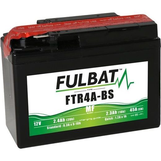 SLĒGTA TIPA AKUMULATORS FULBAT FTR4A-BS (YTR4A-BS)