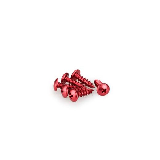 SKRŪVES PUIG ANODIZED 2542R SARKANS M6 X 20MM (6PCS)