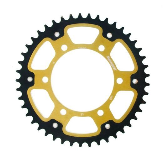 REAR SPROCKET SUPERSPROX STEALTH RST-480:45-GLD ZELTA 45T, 525