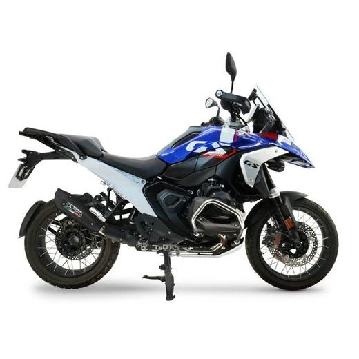 SLIP-ON EXHAUST GPR GP-REVO BLACK TITANIUM BM.110.GPRBLTIT BRUSHED TITANIUM INCLUDING REMOVABLE DB KILLER AND LINK PIPE