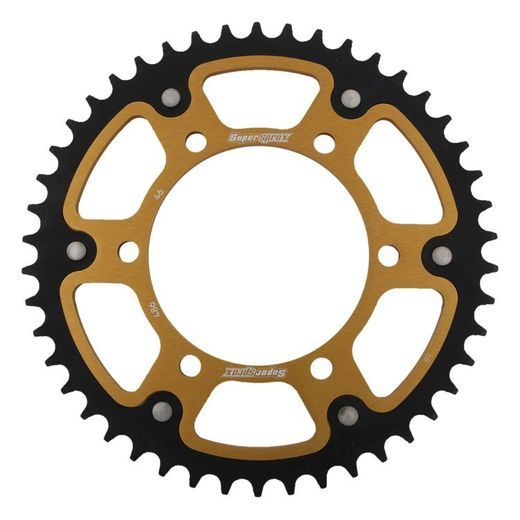 REAR SPROCKET SUPERSPROX STEALTH RST-486:46-GLD ZELTA 46T, 520