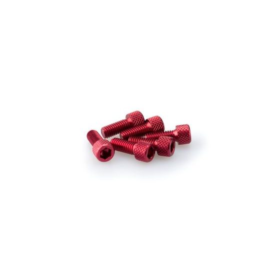 SKRŪVES PUIG ANODIZED 0363R SARKANS M6 X 15MM (6PCS)