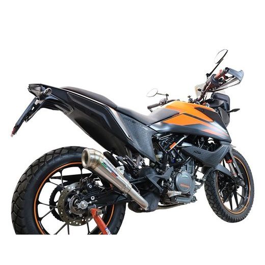 SLIP-ON EXHAUST GPR POWERCONE EVO E5.KT.99.1.PCEV BRUSHED STAINLESS STEEL INCLUDING REMOVABLE DB KILLER AND LINK PIPE