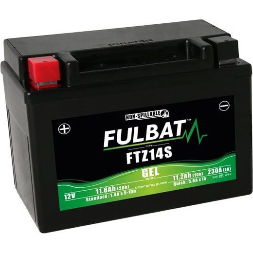 GĒLA AKUMULATORS FULBAT FTZ14S (YTZ14S)