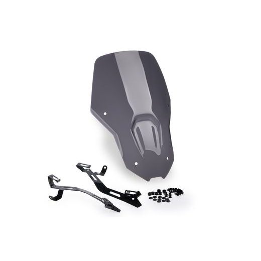 VĒJSTIKLS PUIG TOURING 21396F DARK SMOKE