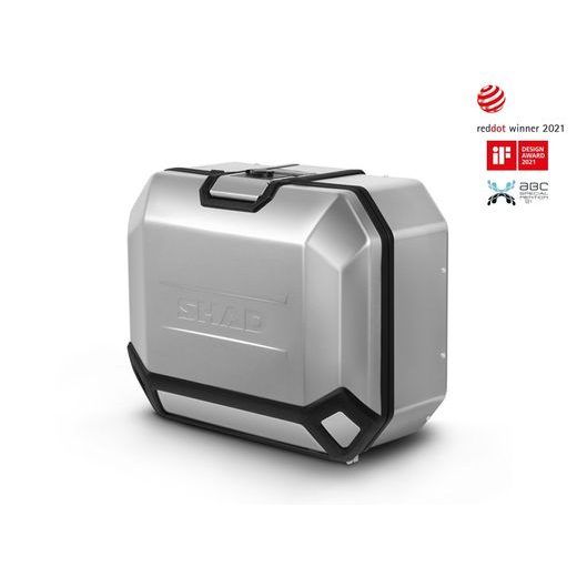 COMPLETE SET OF 36L / 47L SHAD TERRA ALUMINUM SIDE CASES, INCLUDING MOUNTING KIT SHAD BMW F 650 GS / F 700 GS/ F 800 GS (2008 - 2018)