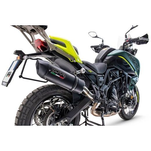 SLIP-ON EXHAUST GPR FURORE EVO4 NERO BE.25.FNE4 MATTE BLACK INCLUDING REMOVABLE DB KILLER AND LINK PIPE