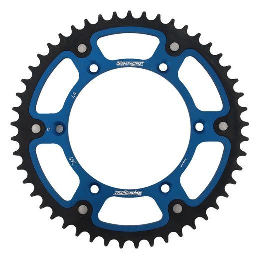 REAR SPROCKET SUPERSPROX STEALTH RST-245:49-BLU ZILS 49T, 520