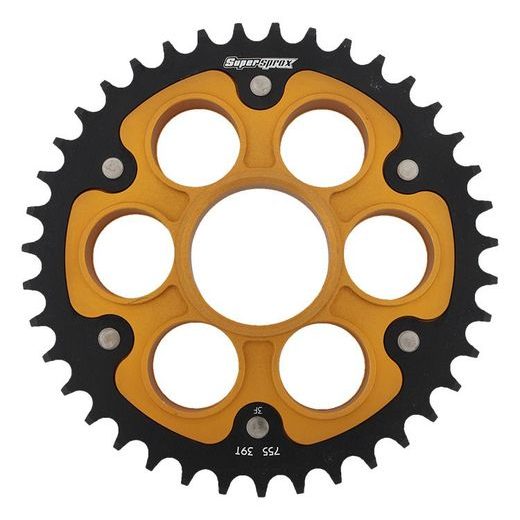 REAR SPROCKET SUPERSPROX STEALTH RST-755:39-GLD ZELTA 39T, 520