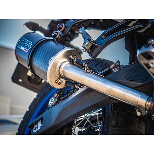 SLIP-ON EXHAUST GPR DUAL KTM.55.DUAL.PO CARBON LOOK INCLUDING REMOVABLE DB KILLER AND LINK PIPE