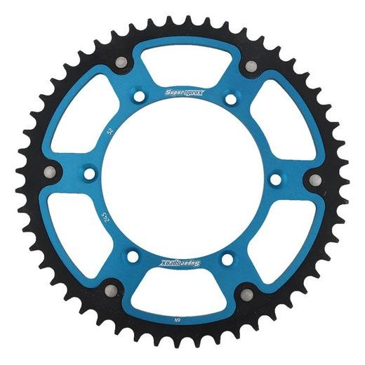 REAR SPROCKET SUPERSPROX STEALTH RST-245:52-BLU ZILS 52T, 520