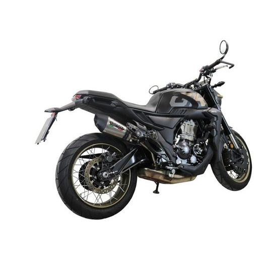 SLIP-ON EXHAUST GPR NEW GRAND PRIX EVO TITANIUM E5.Z.13.GPAN.TO BRUSHED TITANIUM INCLUDING REMOVABLE DB KILLER AND LINK PIPE