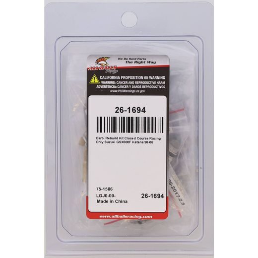 KARBURATORA REMKOMPLEKTS ALL BALLS RACING CARK26-1694