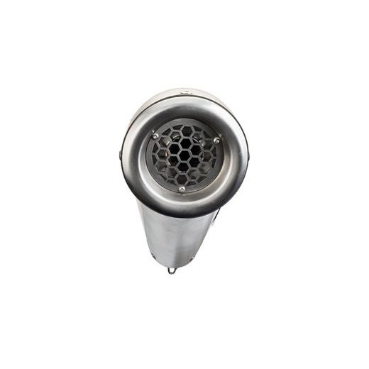 SLIP-ON EXHAUST GPR POWERCONE EVO E4.S.198.PCEV BRUSHED STAINLESS STEEL INCLUDING REMOVABLE DB KILLER AND LINK PIPE