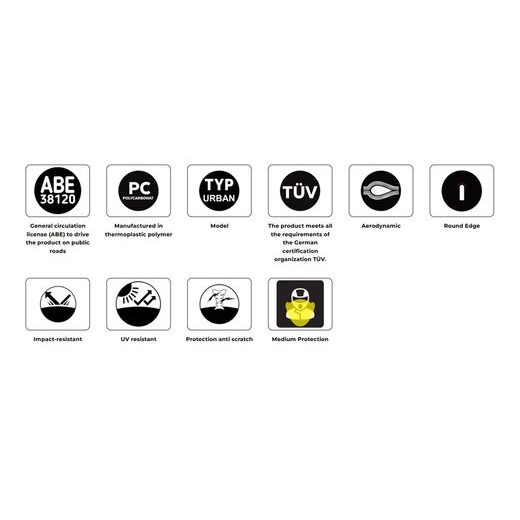 VĒJSTIKLS PUIG URBAN 21964W CAURSPĪDĪGS