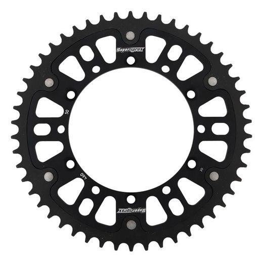 REAR SPROCKET SUPERSPROX STEALTH RST-460:50-BLK MELNS/PELĒKS 50T, 520