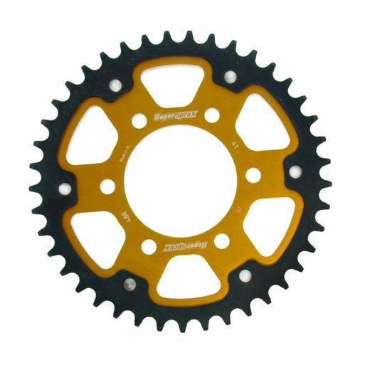 REAR SPROCKET SUPERSPROX STEALTH RST-488:41-GLD ZELTA 41T, 530