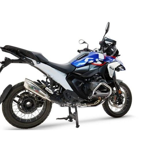 SLIP-ON EXHAUST GPR GP-REVO TITANIUM BM.110.GPRTIT MATTE BLACK INCLUDING REMOVABLE DB KILLER AND LINK PIPE