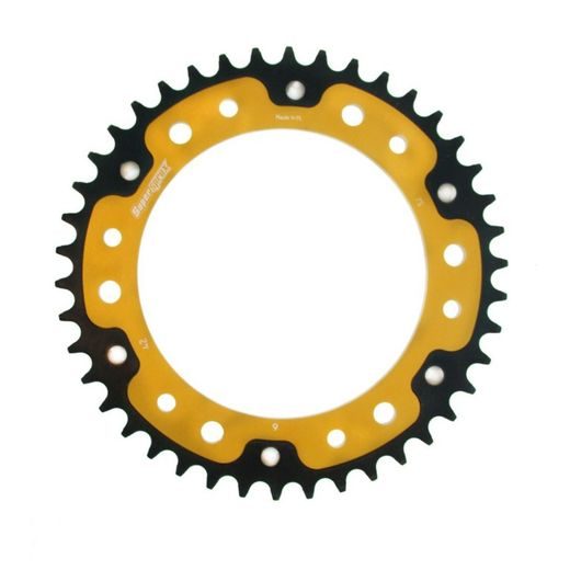 REAR SPROCKET SUPERSPROX STEALTH RST-6:42-GLD ZELTA 42T, 525